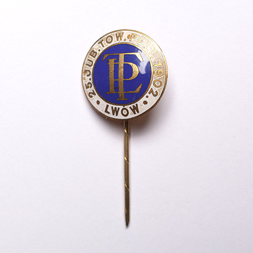 Odznaka okolicznościowa z okazji 25-lecia istnienia Towarzystwa Politechnicznego we Lwowie